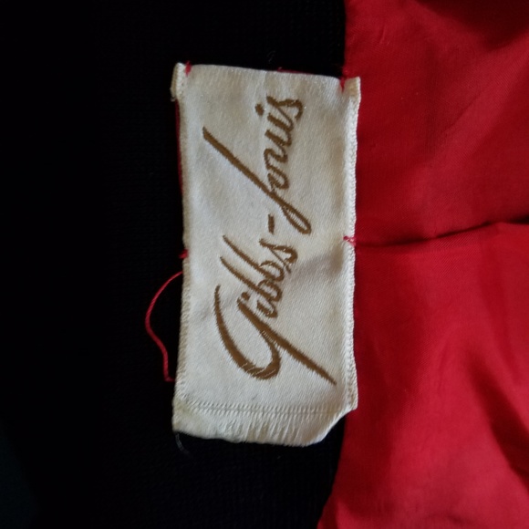 Gibbs-Louis Vintage Double Breasted Black Jacket - Picture 8 of 8